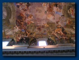 het trompe l'oeil plafond van de S. Ignazio�